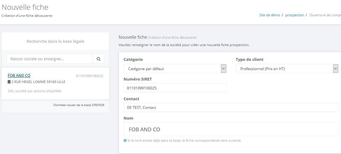 ERP - Regle gestion